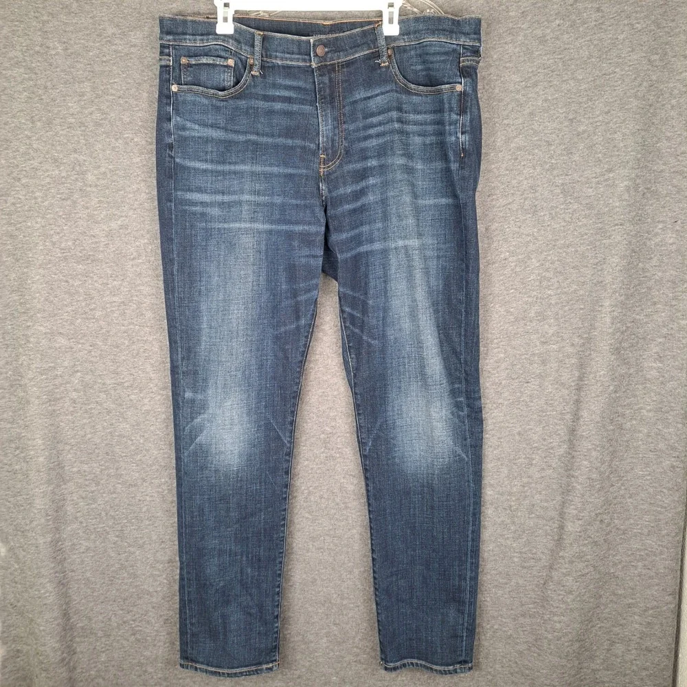 Lucky Brand 410 Athletic Slim Jeans Mens 40x34 (Fits 42x34) Stretch Denim